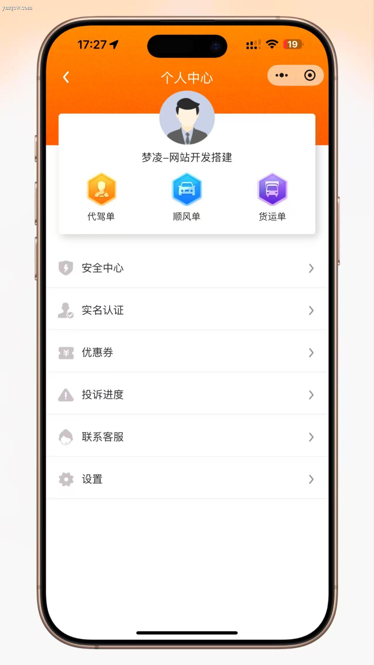 迅打车/网约车、代驾、顺风车/拼车/快车/专车(含市内和城际)、货运(小程序、APP(安卓/苹果)、公众号、H5网页)