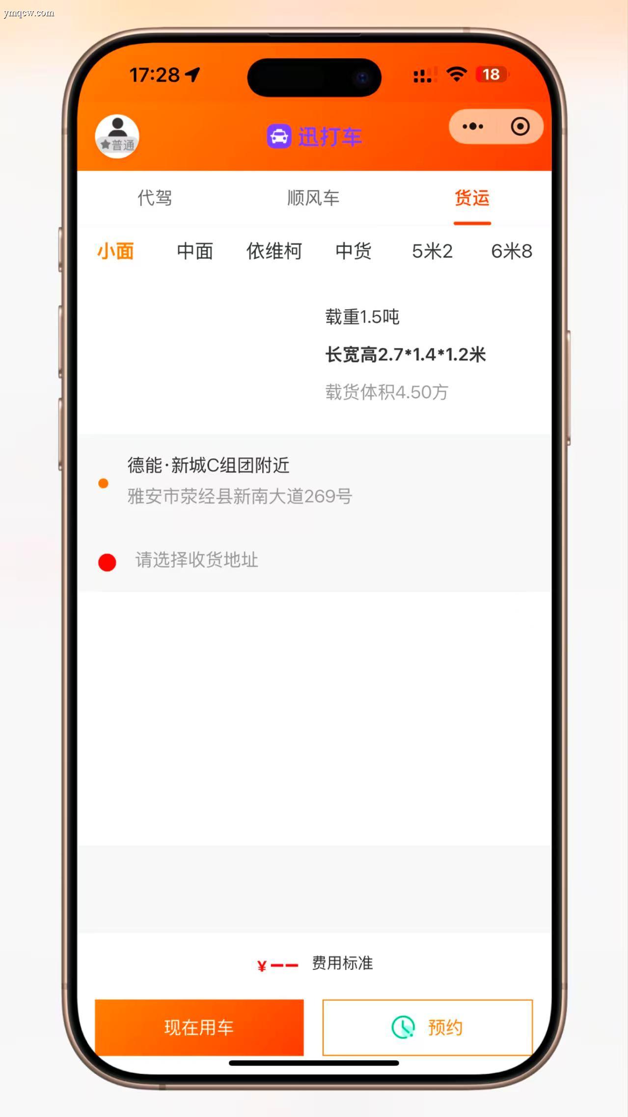 迅打车/网约车、代驾、顺风车/拼车/快车/专车(含市内和城际)、货运(小程序、APP(安卓/苹果)、公众号、H5网页)